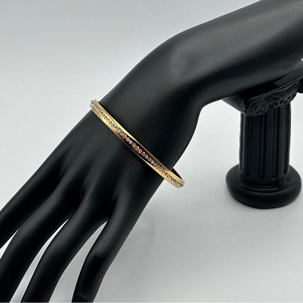 Kate Spade‎ All That Glitters Bracelet Gold Pave Sparkling Bangle Dh